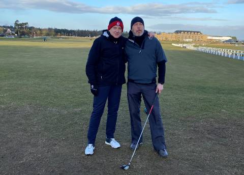 Vacaciones de golf del sr. Borel en escocia